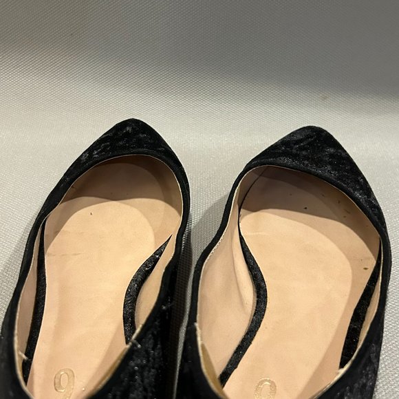 Mix No.6 Velvet Black Flats | Size 7 - Picture 5 of 8
